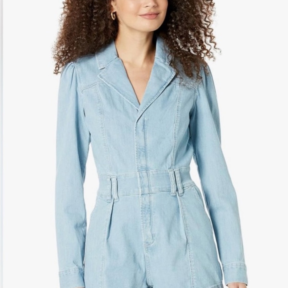 Light Blue Denim Jumpsuit
